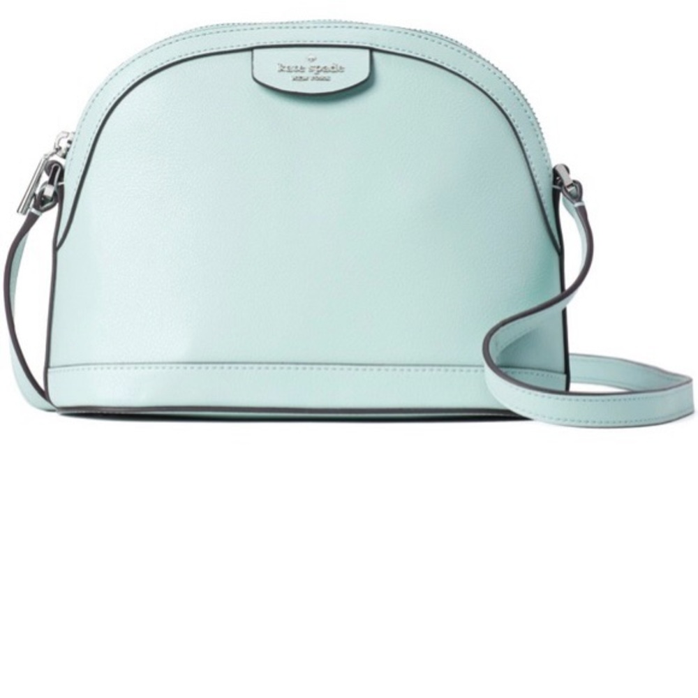 Mint green leather Kate Spade crossbody